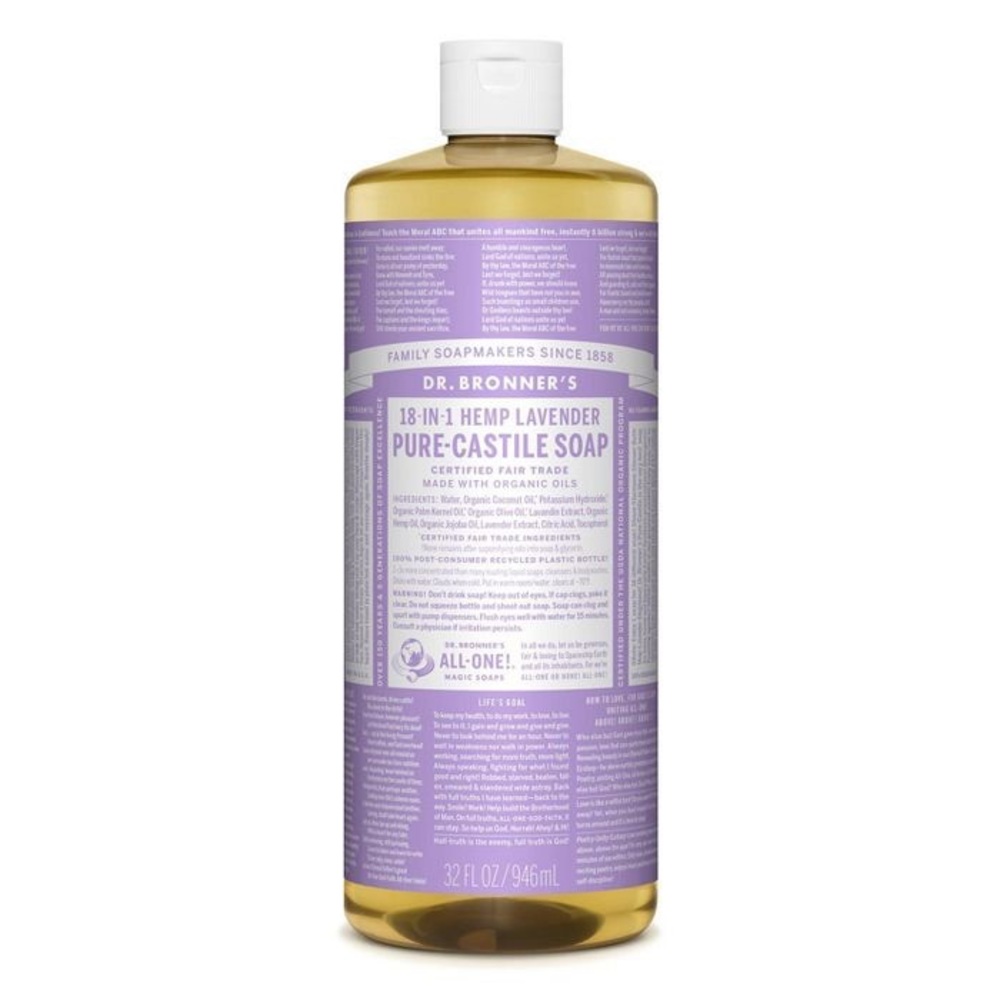 Dr. Bronner's 18-In-1 Lavender Pure-Castile Soap